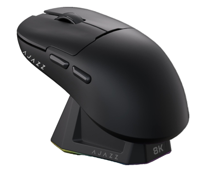 Myszka Ajazz AJ159PRO 3395-8K ze stacją dokującą czarna